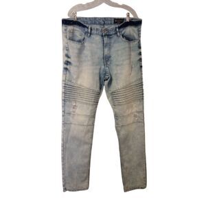 Southpole Mens Size 38/32  Light Blue Vintage Skinny Jeans